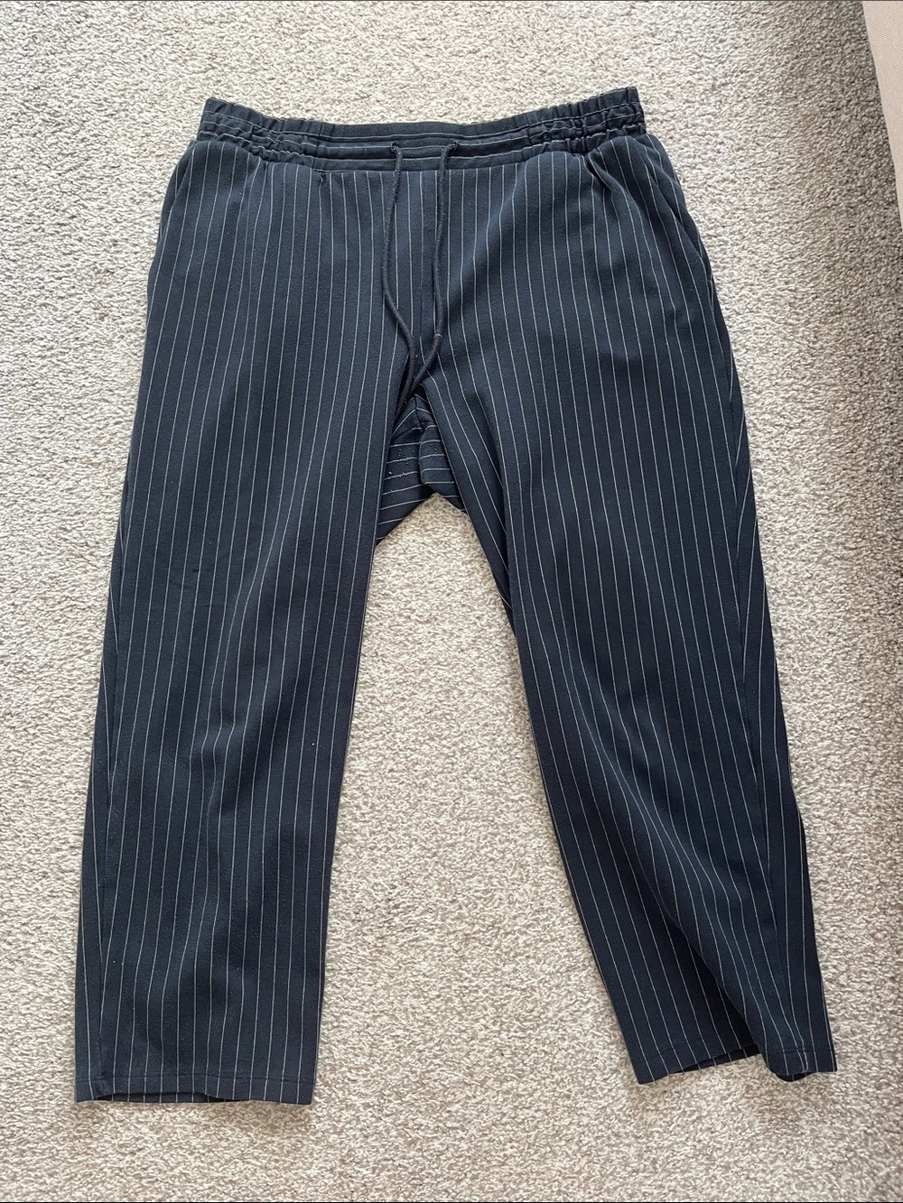 A New Day from Target Navy Pinstripe Drawstring Trousers